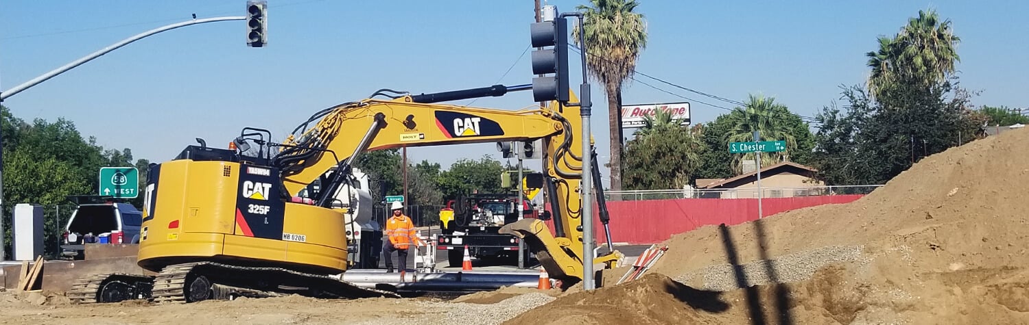 Houchin Bros. equipment in action