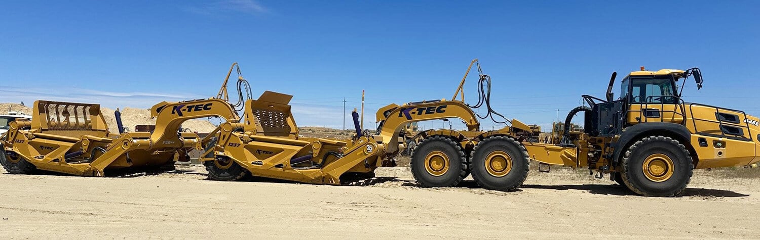 Houchin Bros. heavy earth moving equipment