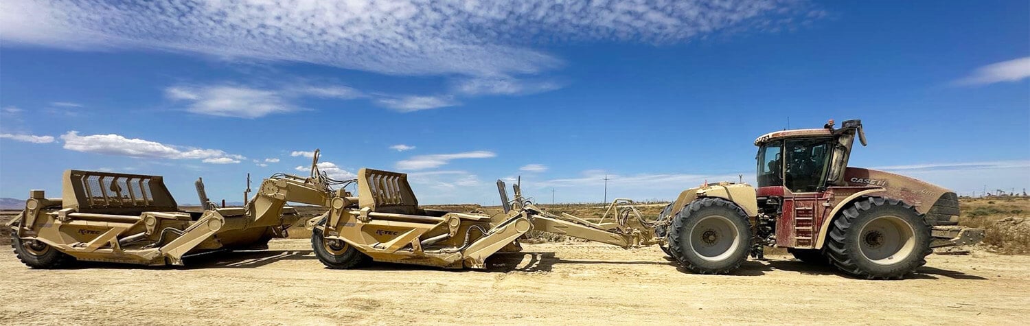 Houchin Bros. heavy earth moving equipment