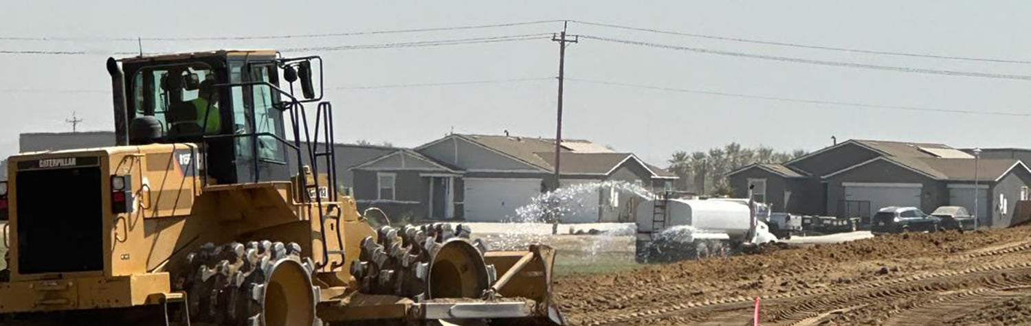 Houchin Bros. heavy earth moving equipment